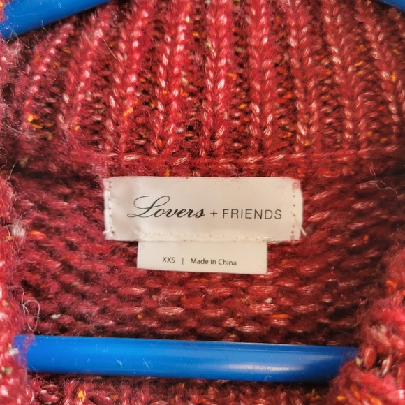 Lovers and friends angora cropped distressed sweater - Picture 4 of 4